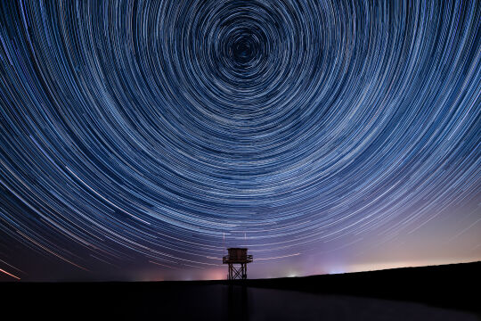 Star trail, Scharendijke